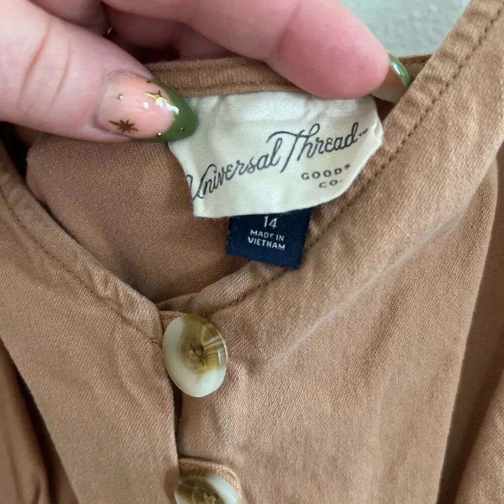 Universal Thread Tan Jumpsuit - Picture 4 of 4